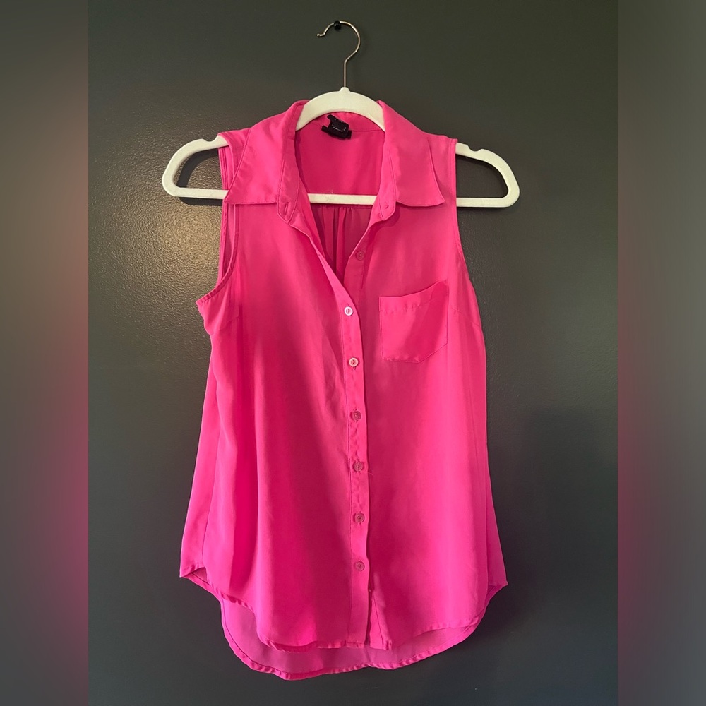 Rue 21 Pink Tank Blouse